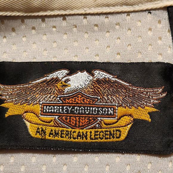 Harley-Davidson Motorcycle Vintage 90's Nylon Riding Jacket - Picture 5 of 6